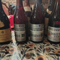 bottiglie di vino invecchiate 