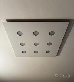 Lampadario con faretti a led