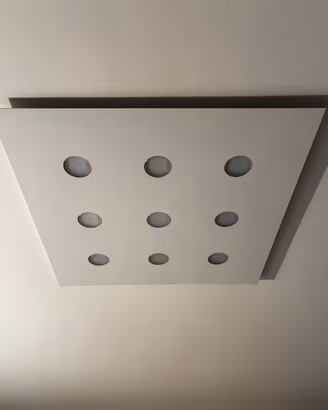 Lampadario con faretti a led