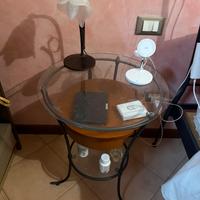 Liparini  i Letto in ferro battuto e comodini