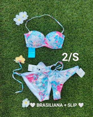 Bikini 👙 Tezenis 2/S 🏖️ brasiliana più slip 