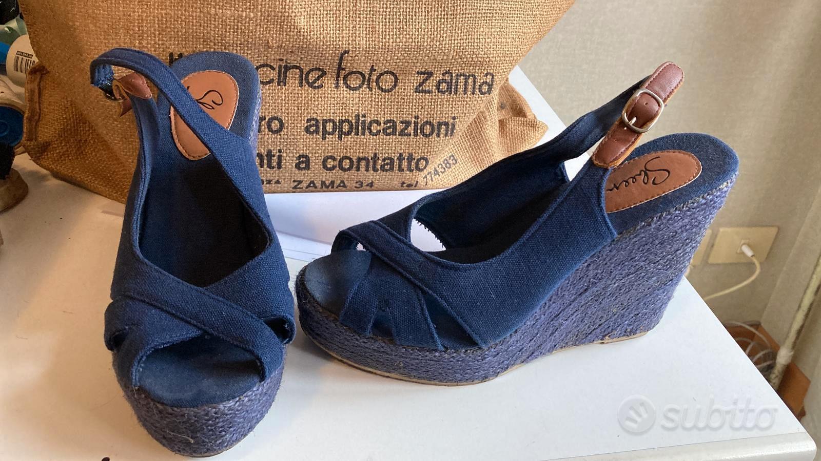 Scarpe inglesine shop con zeppa