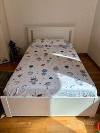 Letto contenitore piu materasso 120x200