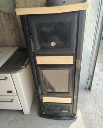 stufa a legna con forno