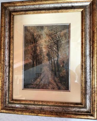 Olio su tela – R. Renoir -  Viale alberato