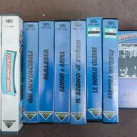 9 Videocassette VHS di "Cinemania" in italiano