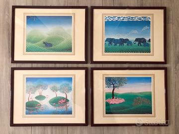 SERIE 4 RIPROD. QUADRI NAIF - IRENE INVREA cm42x32