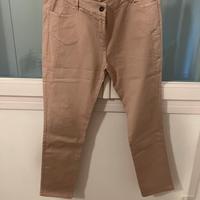 Pantaloni tipo jenas rosa antico tg.XXL donna