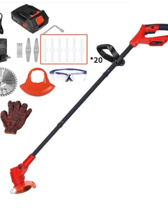 Decespugliatore a batteria NUOVO con ruote e lame