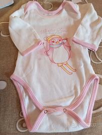 body neonata 3 mesi maniche lunghe 