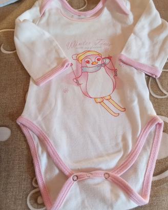 body neonata 3 mesi maniche lunghe 