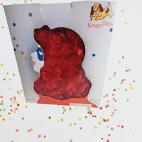 parrucca da clown rossa e riccia 