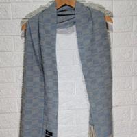 Sciarpa Hugo Boss in lana azzurra Unisex