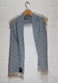 Sciarpa Hugo Boss in lana azzurra Unisex