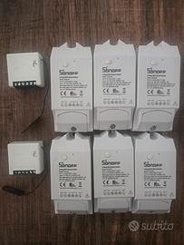 6 Sonoff Dual + 2 Sonoff Mini 