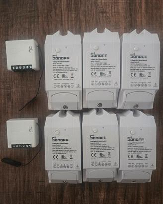 6 Sonoff Dual + 2 Sonoff Mini 