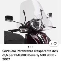 parabrezza givi per beverly
