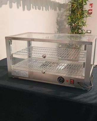 Vetrinetta Da Banco Calda con 2 Ripiani