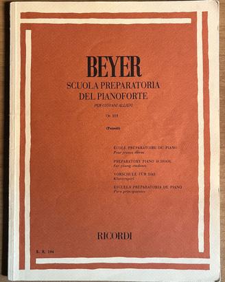 Beyer scuola preparatoria del pianoforte op. 101