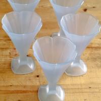 5 Coppe per gelato, dolci. (nuove)