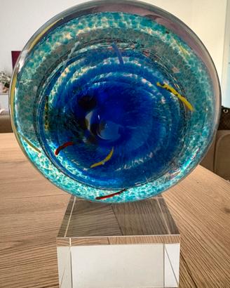 Acquario in vetro di murano