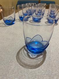 Set bicchieri Blu 14 pezzi