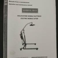 Titolo:
Sollevatore mobile elettrico per disabili 