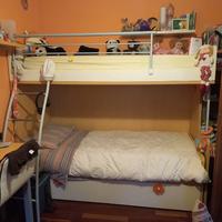 Cameretta con letto a castello, 3 posti + Armadio