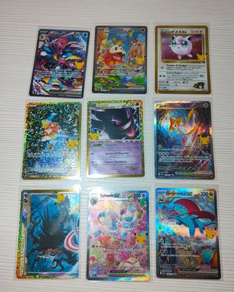 lotto carte Pokemon  30th