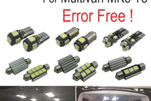 KIT 18 LAMPADE LED INTERNE PER VOLKSWAGEN VW MULTI