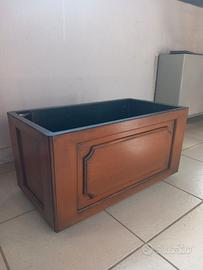 N. 2 FIORIERE CM. 64X34 H32 SIMIL-LEGNO C/RISERVA
