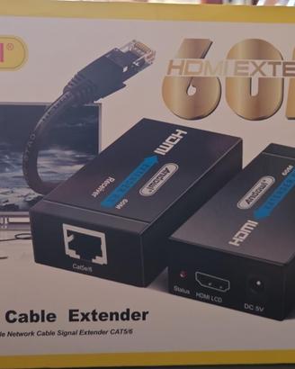 EXTENDER PROLUNGA HADMI VIA CAVO LAN 