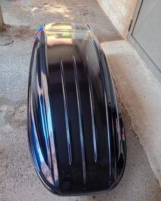 Box tetto auto portapacchi marca G3 usato per Bmw