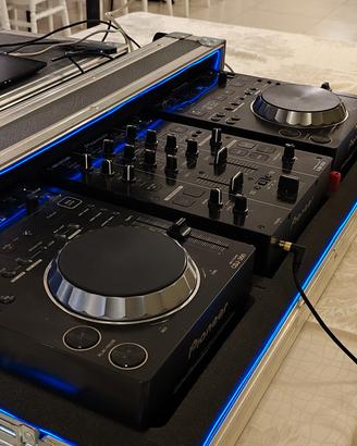 Pioneer CDJ 350 +mixer  DJM 350 + flight FLT 350
