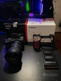 Sony A6400 + accessori + Tamron 17-70mm F/2.8