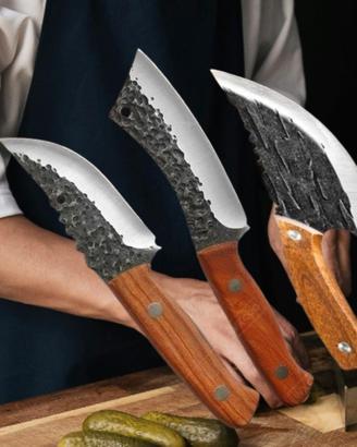 Set di 5 Coltelli da Chef da Cuoco da Cucina