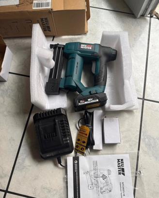 Pistola chiodatrice cordless ricaricabile