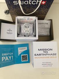 Swatch x Omega Bioceramic - moonshine gold NUOVO