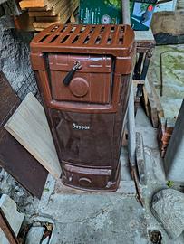 STUFA A LEGNA VINTAGE ZOPPAS