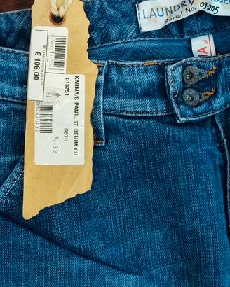 MET  jeans Donna blu  1 Pezzi Super Stock Lot.1006