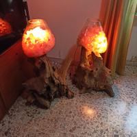 lampada di sale dell himalaya da arredo 