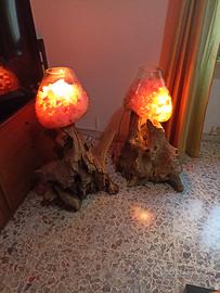 lampada di sale dell himalaya da arredo 