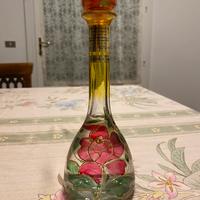 Bottiglia di grappa da collezione dipinta a mano