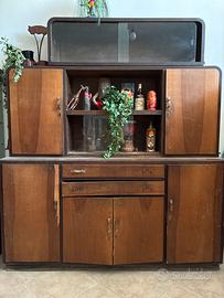 Credenza vintage anni 30/40 in legno massello