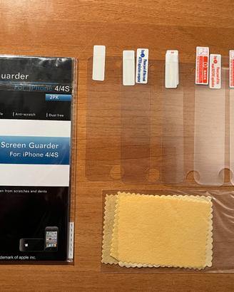 Pellicola per iPhone 4/4S (x5)