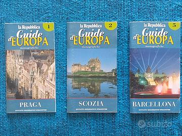 N. 3 Guide d'Europa monografiche (La Repubblica)