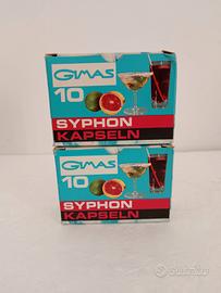 capsule sifone seltz anni 70/80 lotto di 20
