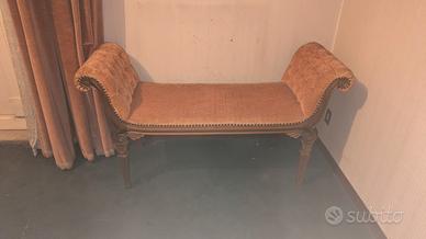 Chaise longue rosa antico