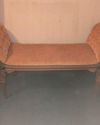 Chaise longue rosa antico