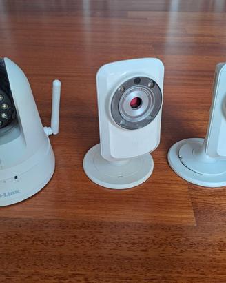 n. 3 webcam D-Link wi-fi DAY & NIGHT